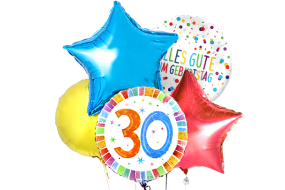 ballon bouquet 30 geburtstag n 