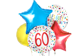 ballon bouquet 60 alles gute 