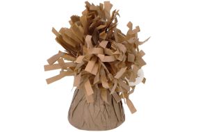 ballongewicht braun papier 