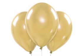 ballons gold chrome 