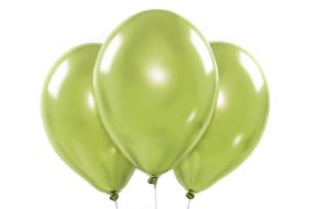 ballons hellgruen chrome