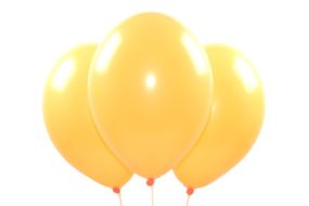 ballons honiggelb 