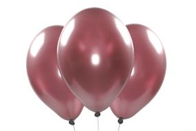 ballons metallic bordeaux 2025 