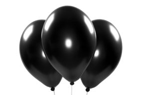 ballons metallic schwarz 1 