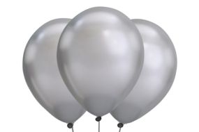 ballons silber chrome 1 