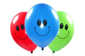 ballons smiley assortiert 1 