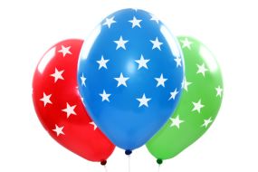ballons sterne rundumdruck 