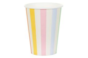 becher streifen pastel 