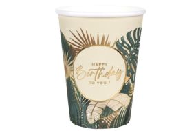 birthday tropical becher 