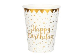 birthday weiss becher 