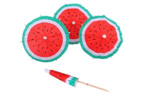 cocktail schirmchen wassermelone 
