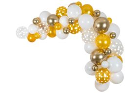diy girlande gold belbal 2 