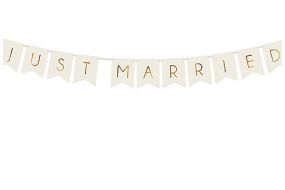 faehnchenbanner justmarried weiss 1 
