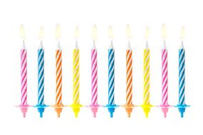 geburtstagskerzen assortiert partydeco 