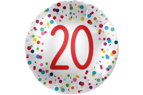 geschenkballon 20 konfetti 
