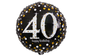 geschenkballon 40 elegant 1 