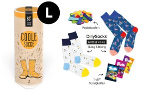 geschenkbombe blopp coole socke orange inhalt l 