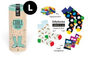 geschenkbombe blopp coole socke tuerkis l 