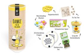 geschenkbombe blopp danke einladung inhalt 