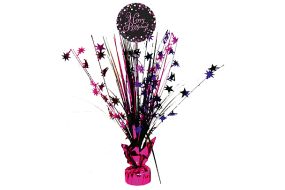 happy birthday pink tischdeko 