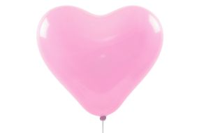 herzballons rot rosa 