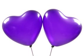herzballons violett 1 