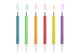 kerzen farbige flammen 