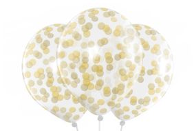 konfettiballons gold be 