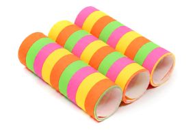 luftschlangen neon 3er set 