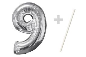 mini folienballon 9 