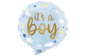 mini folienballon baby boy 