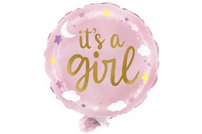mini folienballon baby girl 