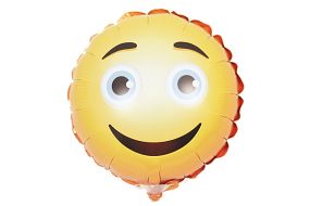 mini folienballon smiley augen 
