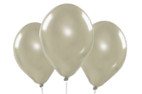 miniballons anthrazit chrome 