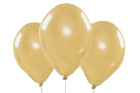 miniballons gold n chrome 