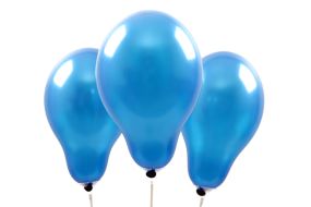 miniballons metallic blau 1 