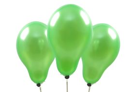 miniballons metallic hellgruen 1 