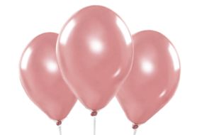 miniballons pink chrome 