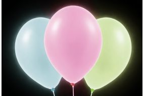 neon ballons assortiert leuchtend 