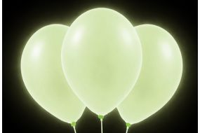 neon ballons gruen leuchtend 