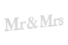 schriftzug mr mrs holz 1 