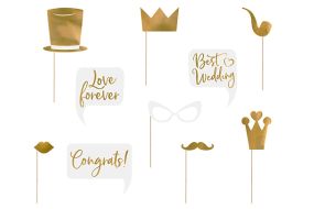 selfie set hochzeit gold 1 