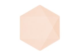 teller midi hexagon nature lachs soft 