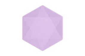 teller midi hexagon nature lavendel soft 