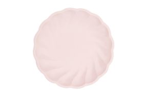 teller midi rund nature rosa soft 