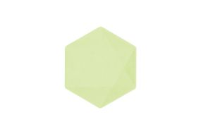 teller mini hexagon nature gruen soft 