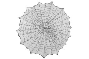 tischdecke spinnennetz rund 
