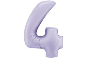 zahl 4 satin lilac 