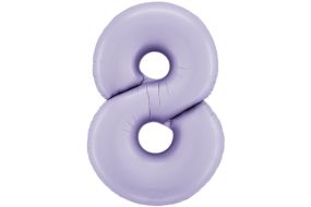 zahl 8 satin lilac 