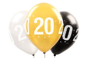 zahlenballon metallic 20 w 